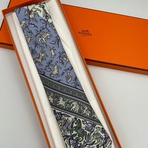 Hermes Silk Tie